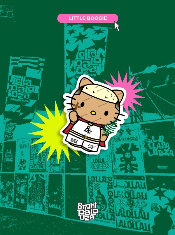 Producto - Sticker Kitty Little Boogie