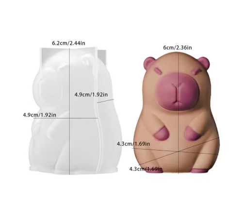 Producto - MOLDE CARPINCHO CAPIBARA PEQUEÑO