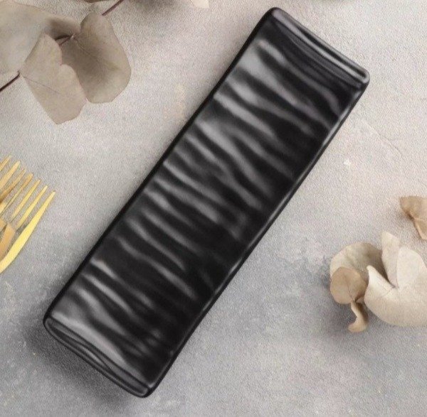 Producto - Bandeja Recta Melamina Negro YM 2713