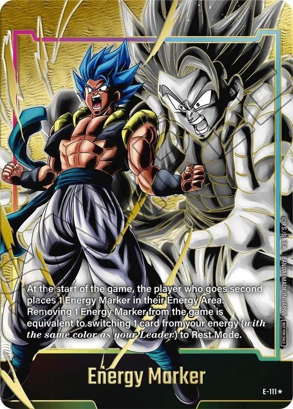 Producto - E-111 - Energy Marker Gogeta Blue - EM# - Alternative