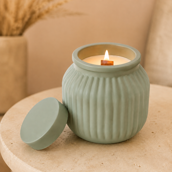Producto - Molde Alhajero Caramelera Florero Con Rayas 032590 - 0
