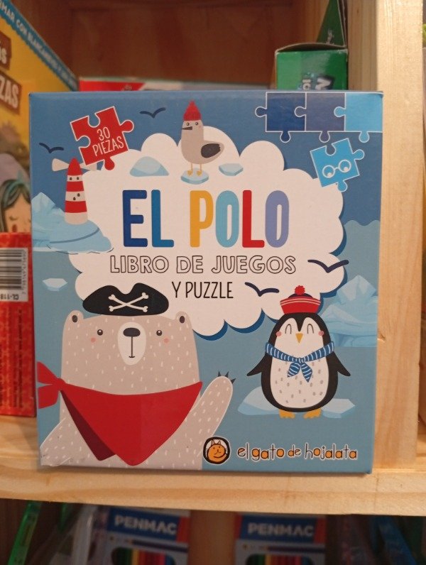Producto - El polo. Libro de juegos y puzzle.