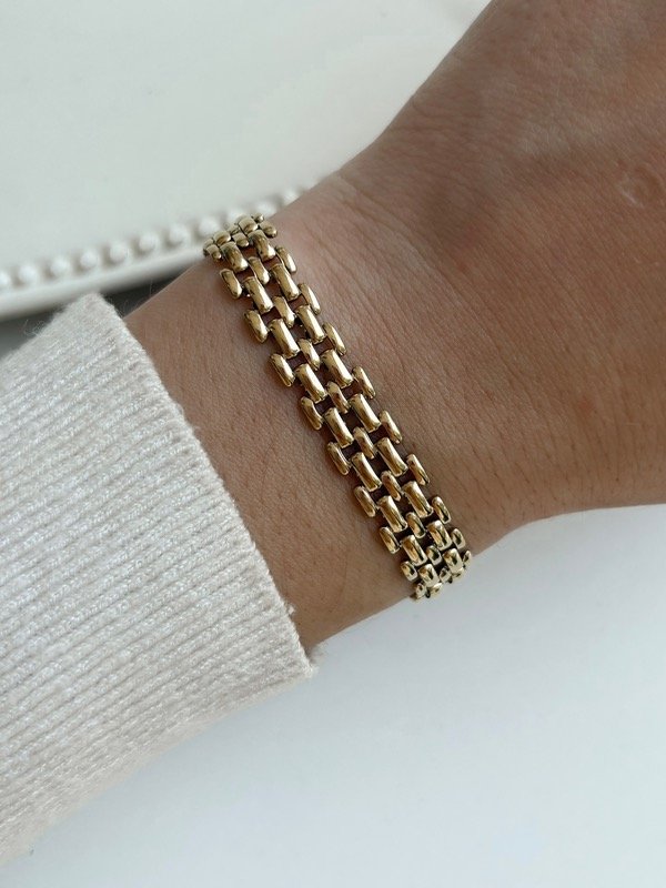 Producto - Pulsera tipo malla (dorado)