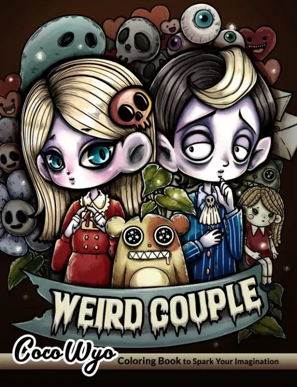Producto - Weird Couple - Libro para Colorear de Coco Wyo