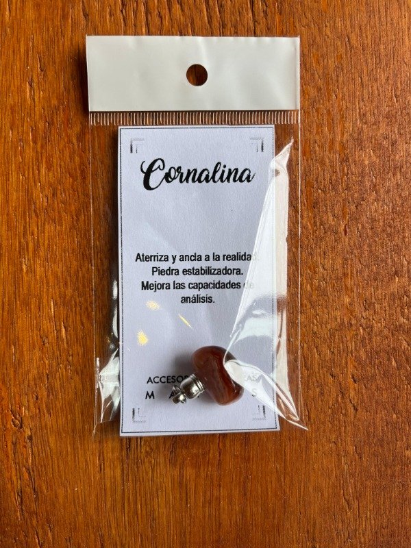 Producto - PIEDRA CON DIJE CORNALINA