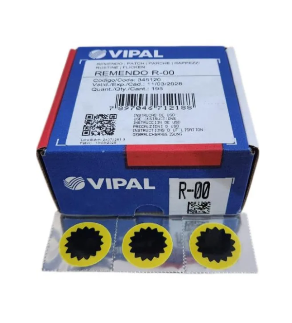 Producto - Parches VIPAL Para Camara Redondos De 30mm R-00