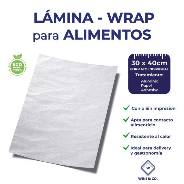 Producto - Lamina (Wraps) Con Aluminio 29.5x40