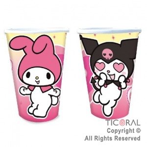 Producto - VASO POLIPAPEL KUROMI X8U
