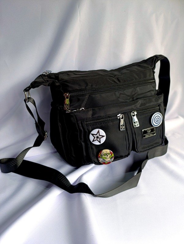 Producto - Morral negro pines Espiral