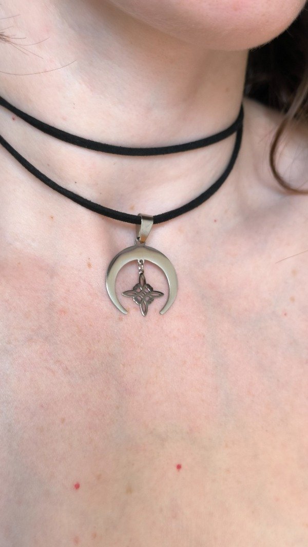 Producto - Choker Luna Nudo de Bruja