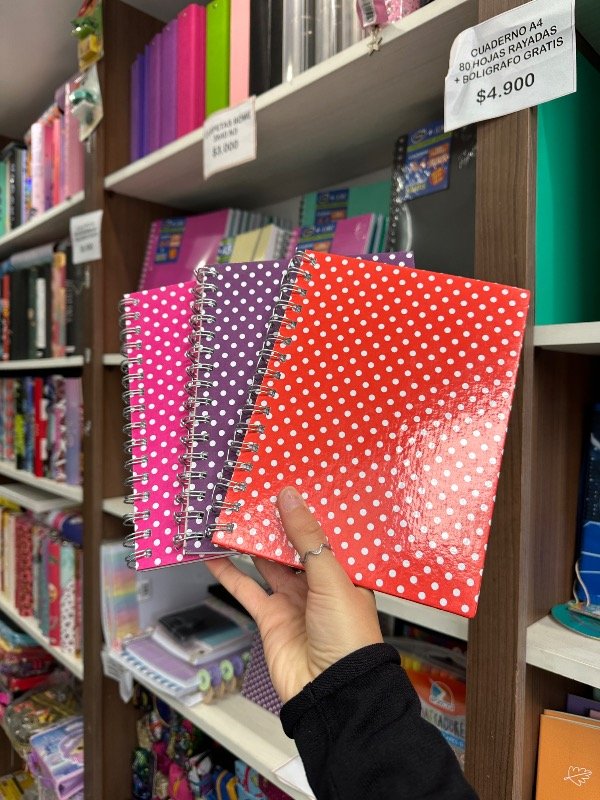 Producto - Cuaderno Lunares A5
