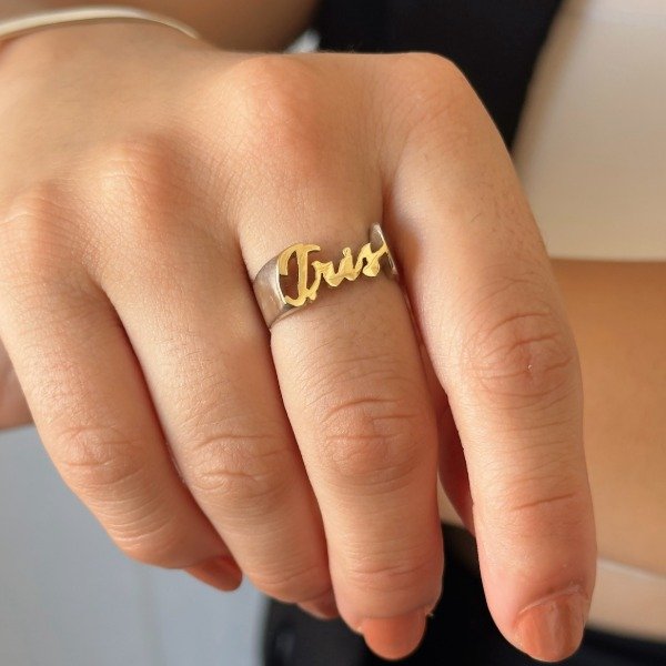 Producto - Anillo Personalizado Firma Plata 925