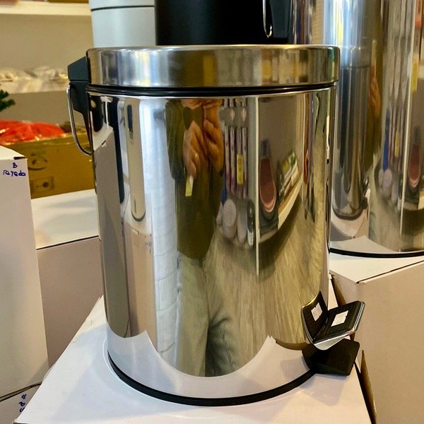 Producto - Tacho De Basura Acero 5L YS004