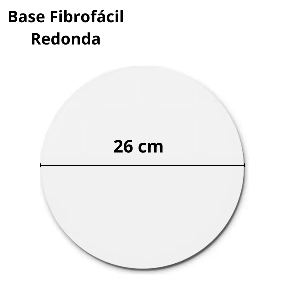 Producto - Base Fibrofácil Redonda 26 cm