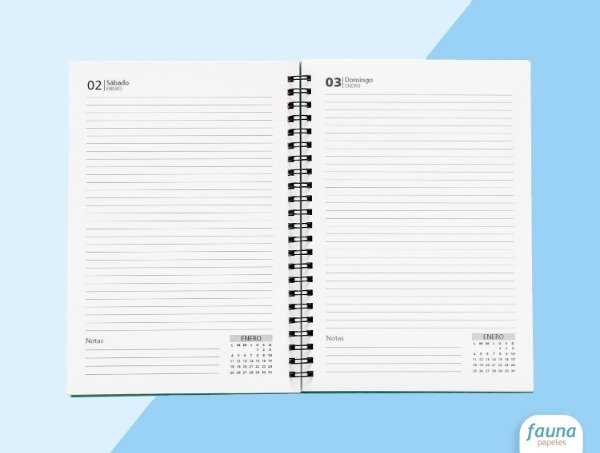Producto - Agenda Diaria 2027 Sin Horarios