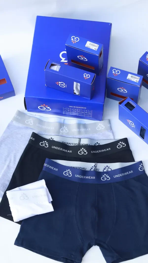 Producto - Art 3200 Boxer G3 Algodón Con Lycra con elástico Perzonalizada