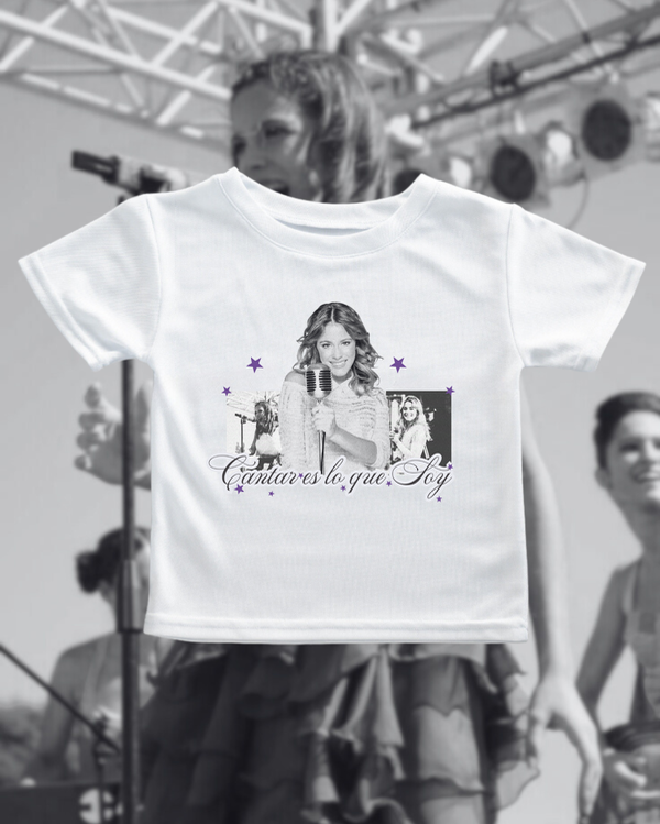 Producto - Cantar es lo que soy- Baby tee