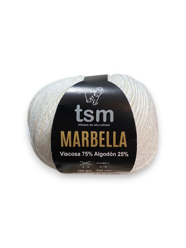 Producto - HILADO MARBELLA x 100 GRS - 115 BLANCO ANTIGUO