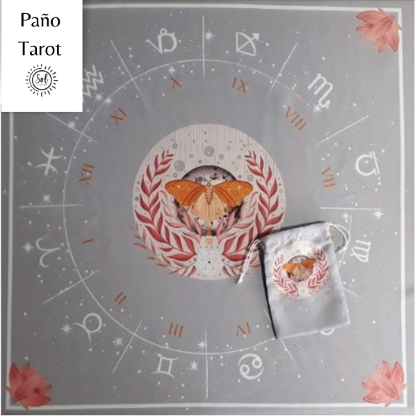 Producto - Paño de Tarot Mariposa Loto