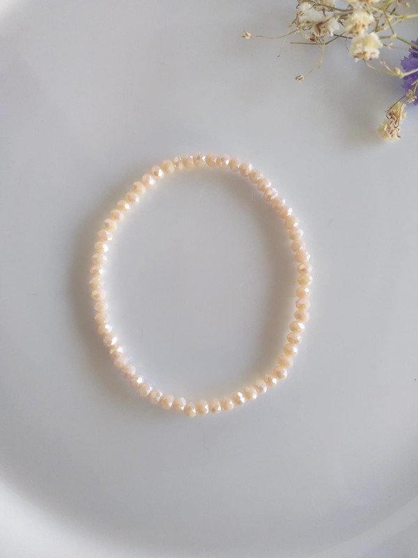 Producto - AQP0159 Pulsera Cristal elastizada nude