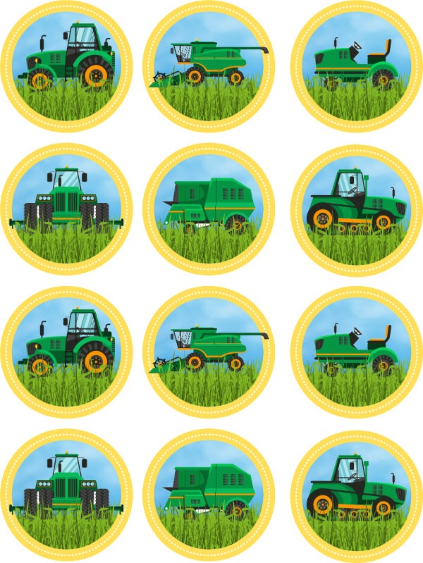 Producto - STICKERS TRACTORES X 12