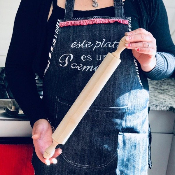 Producto - PALO DE AMASAR DE MADERA 20cm