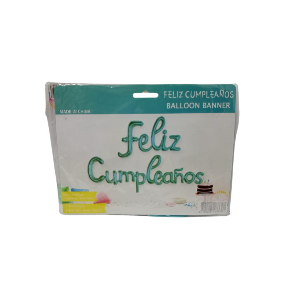 Producto - Frase Feliz Cumple  (globos metalizados) - 4