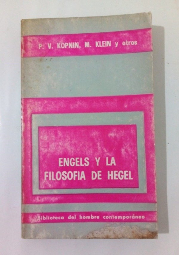 Producto - Engels y la filosofía de Hegel - Kopnin Klein - Paidós 1975