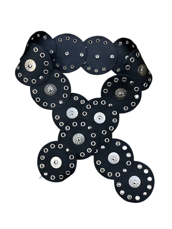 Producto - Cinturón círculos Boho eco cuero