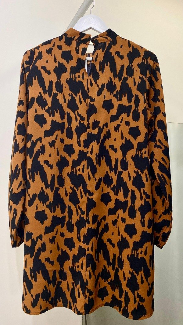 Producto - VESTIDO MANGA LARGA ANIMAL PRINT IMPORTADO SHEIN