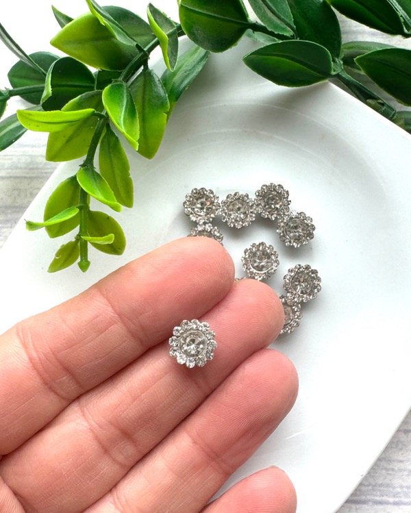 Producto - REDONDA 8MM MULTI-STRASS CRISTAL PEGADO