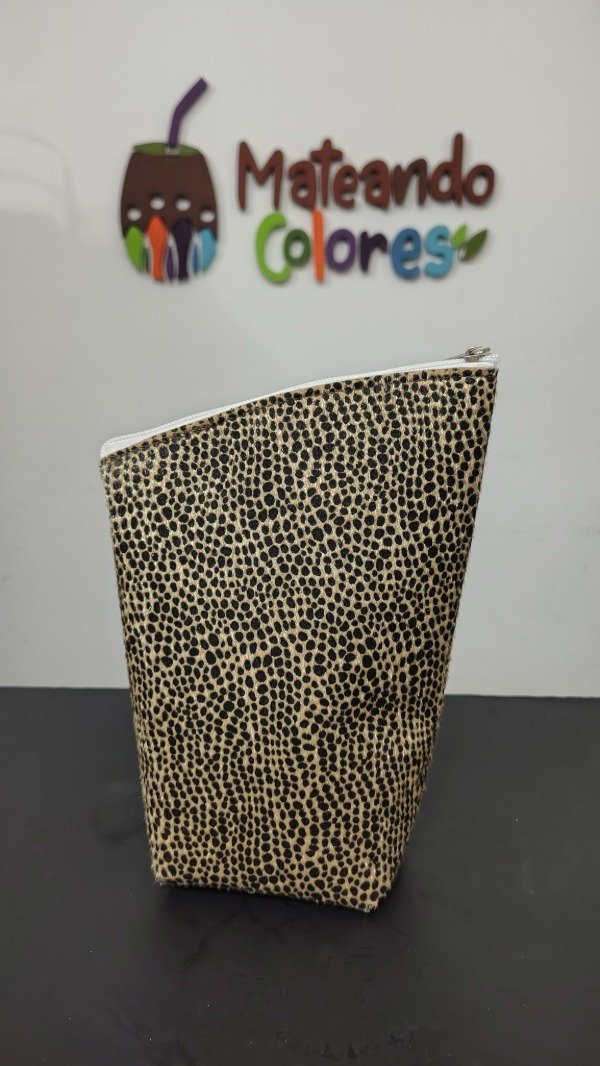 Producto - Yerbera individual ecocuero peludo