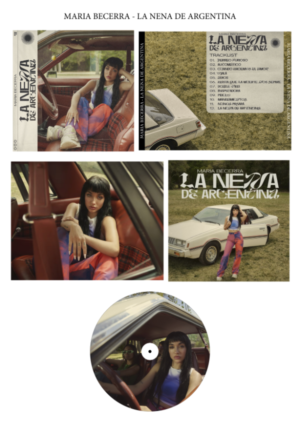 Producto - Maria Becerra "LA NENA DE ARGENTINA" CD Custom