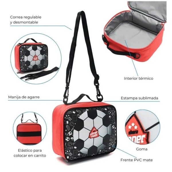 Producto - Lunchera térmica Fútbol - 4