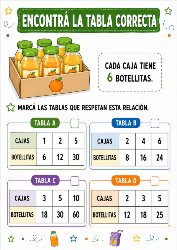 Producto - PROPORCIONALIDAD EN TABLAS: Actividades con apoyo visual - 17
