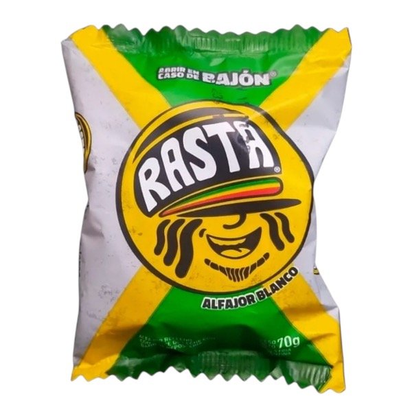 Producto - Alfajor Rasta Blanco 70g
