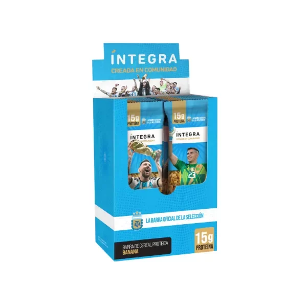 Producto - Barra de Cereal Proteica Íntegra Afa Banana X 10u
