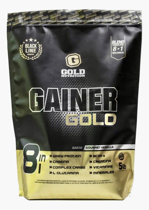 Producto - Gainer ganador peso Gold Nutrition 5lb sabor chocolate