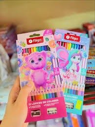 Producto - Lapices de color Filgo Leoparda x12u (sacapuntas + goma  + 2 lapiz hb)