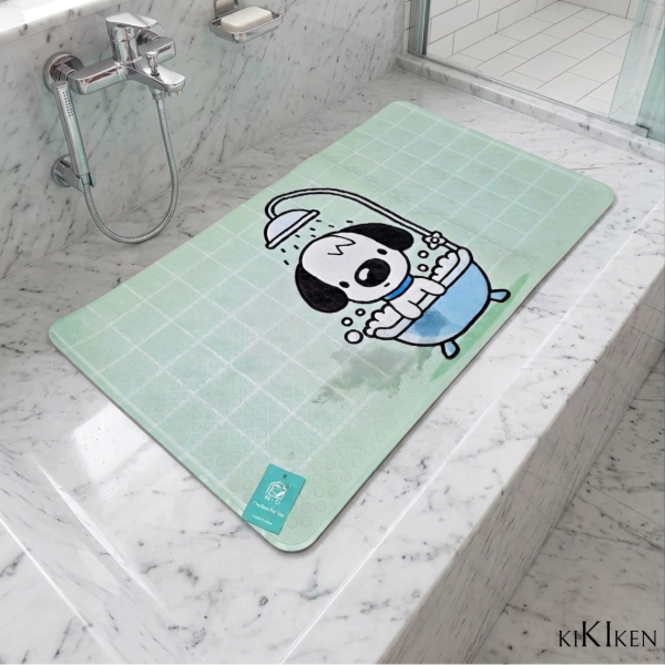 Producto - Alfombra  grande antideslizante premium para bañera, 40x70cm - 5