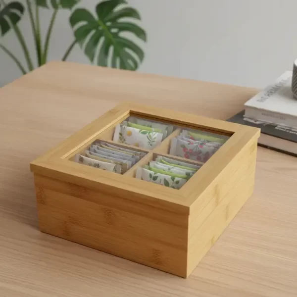 Producto - Caja de te cuadrada