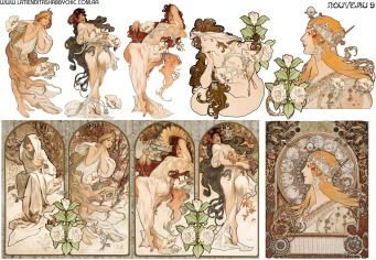 Producto - ART-NOUVEAU 9 TRANSFERMIXED A3