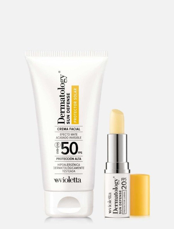 Producto - Set protección solar Facial + Labios Dermatology