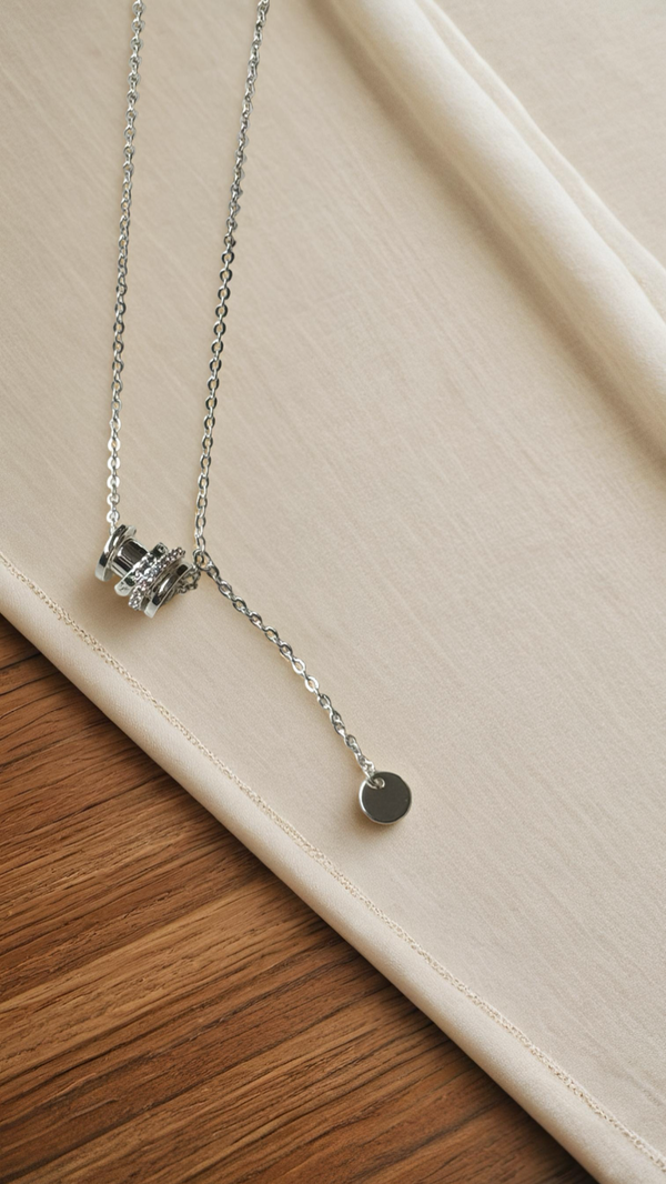 Producto - Cadena cúbics con ruedita laminada en plata C186