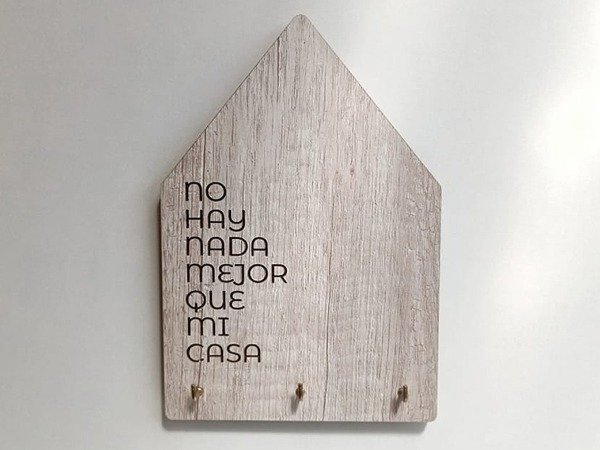 Producto - Portallaves Casita / nada mejor que mi casa