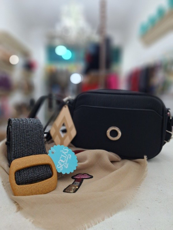 Producto - Bandolera Pocket AMAYRA Negra