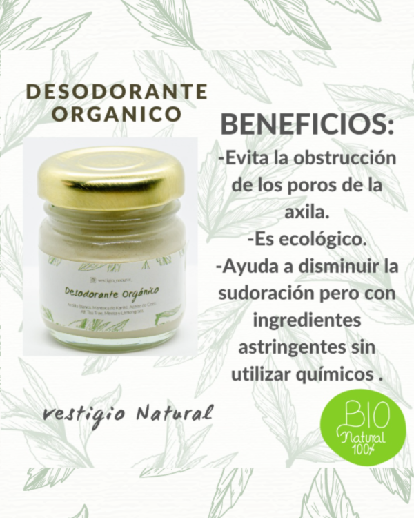 Producto - Desodorante orgánico