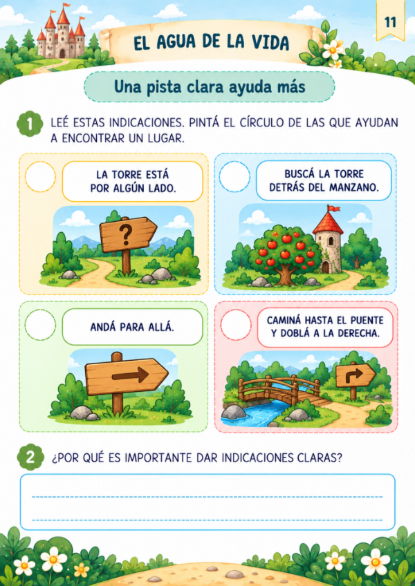 Producto - EL AGUA DE LA VIDA: Cuadernillo de comprensión lectora y escritura - 5