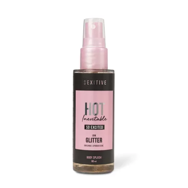 Producto - Body Splash Hot Inevitable So Excited con glitter - 60ml