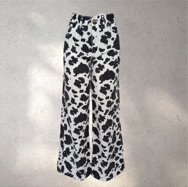 Producto - Jean wide leg cow black